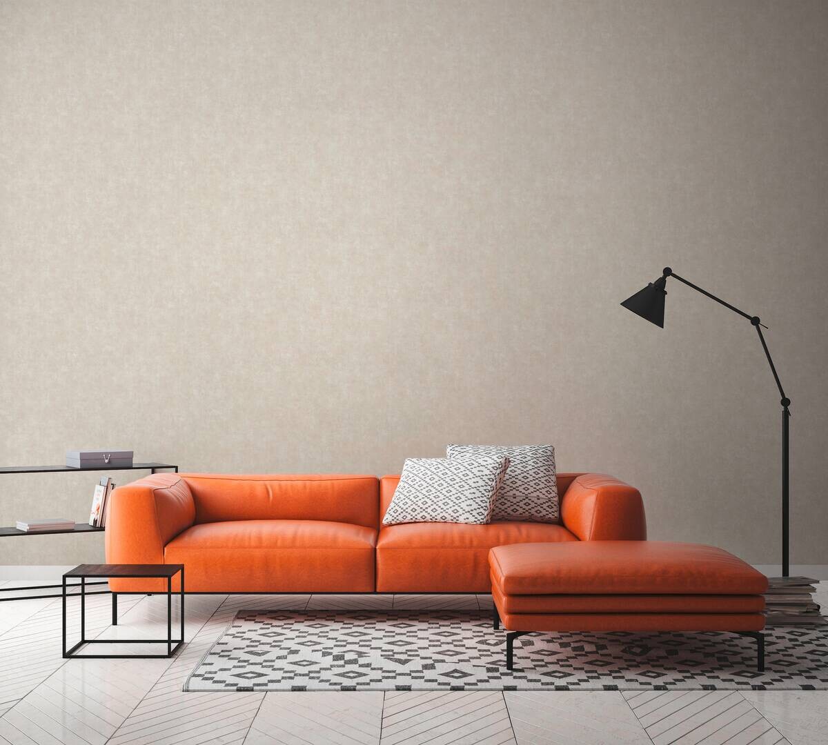 A.S.Creation Vliestapete grau B/H/D: ca. 53x1005x8,7 cm