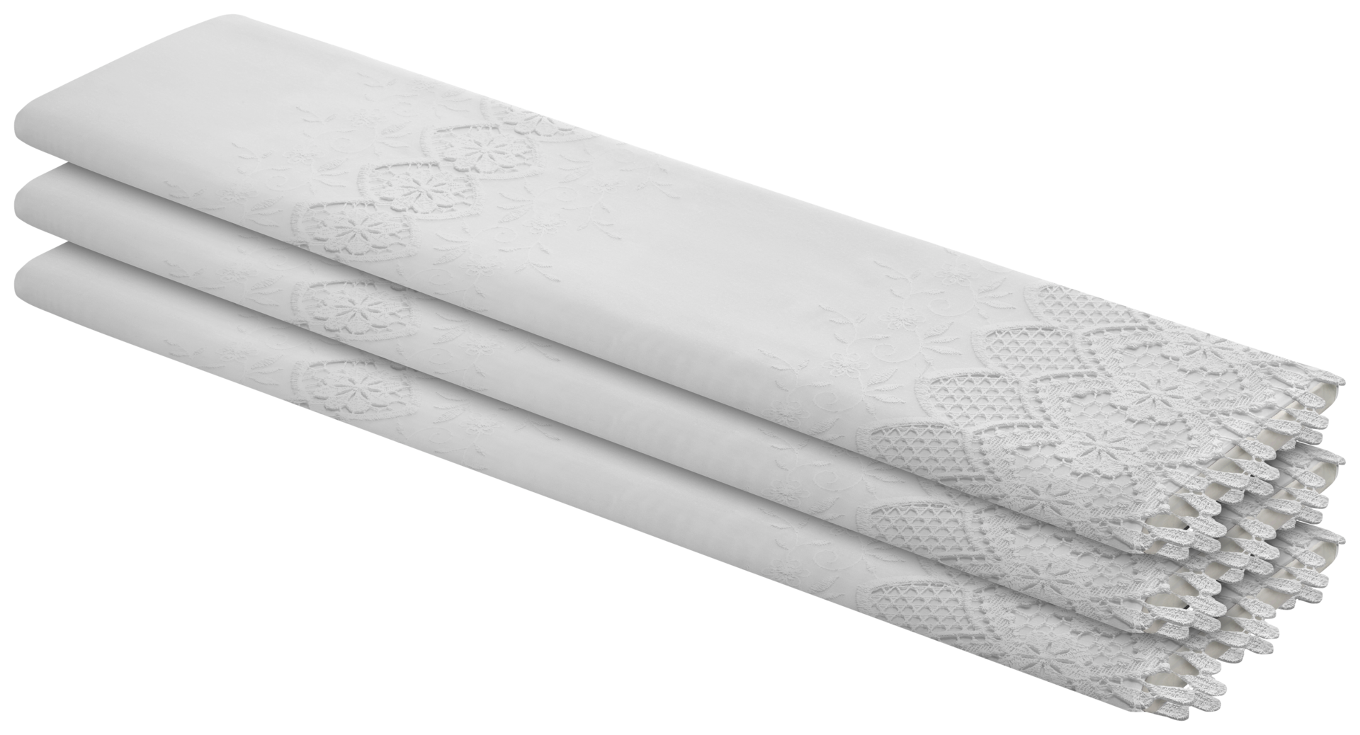 Store-Meterware Elisa weiß H: ca. 145 cm