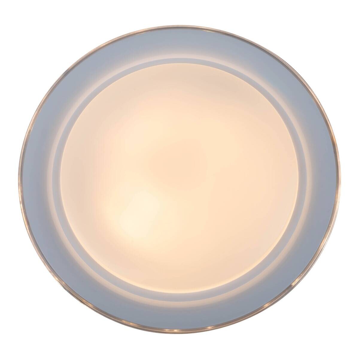 Näve Leuchten LED-Deckenleuchte weiß Metall Kunststoff B/H/T/D: ca. 50,5x7,5x50,5x50,5 cm