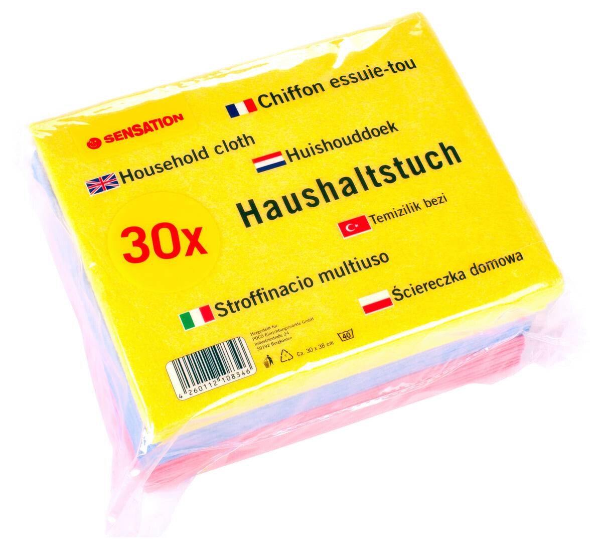 Reinigungstuch gelb B/L: ca. 30x38 cm