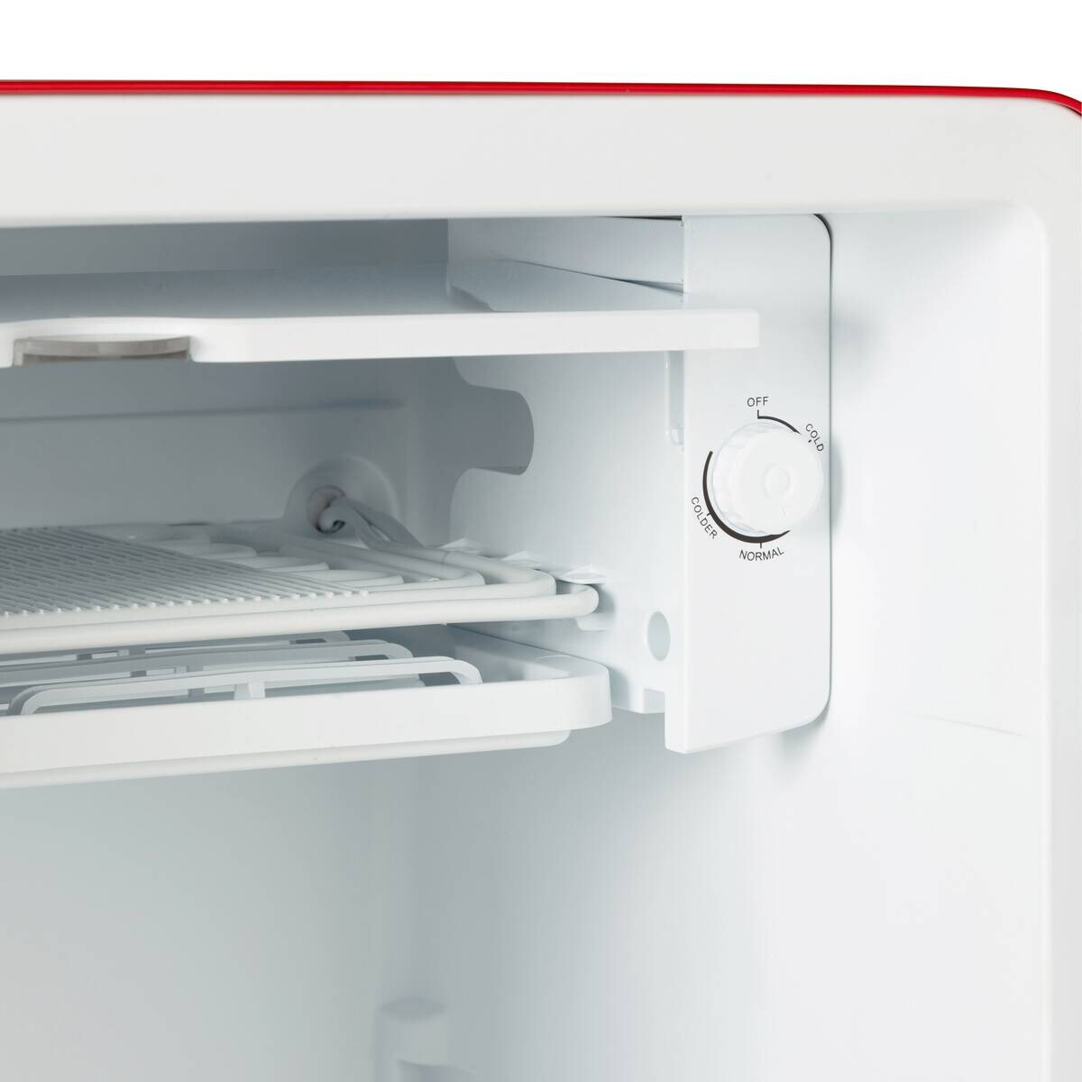 POCOline Stand-Kühlschrank KS84-93ESG rot B/H/T: ca. 49x84x46 cm