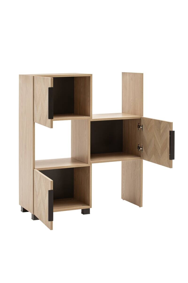 Regal Piazza Eiche Nachbildung B/H/T: ca. 78x101,6x34,7 cm