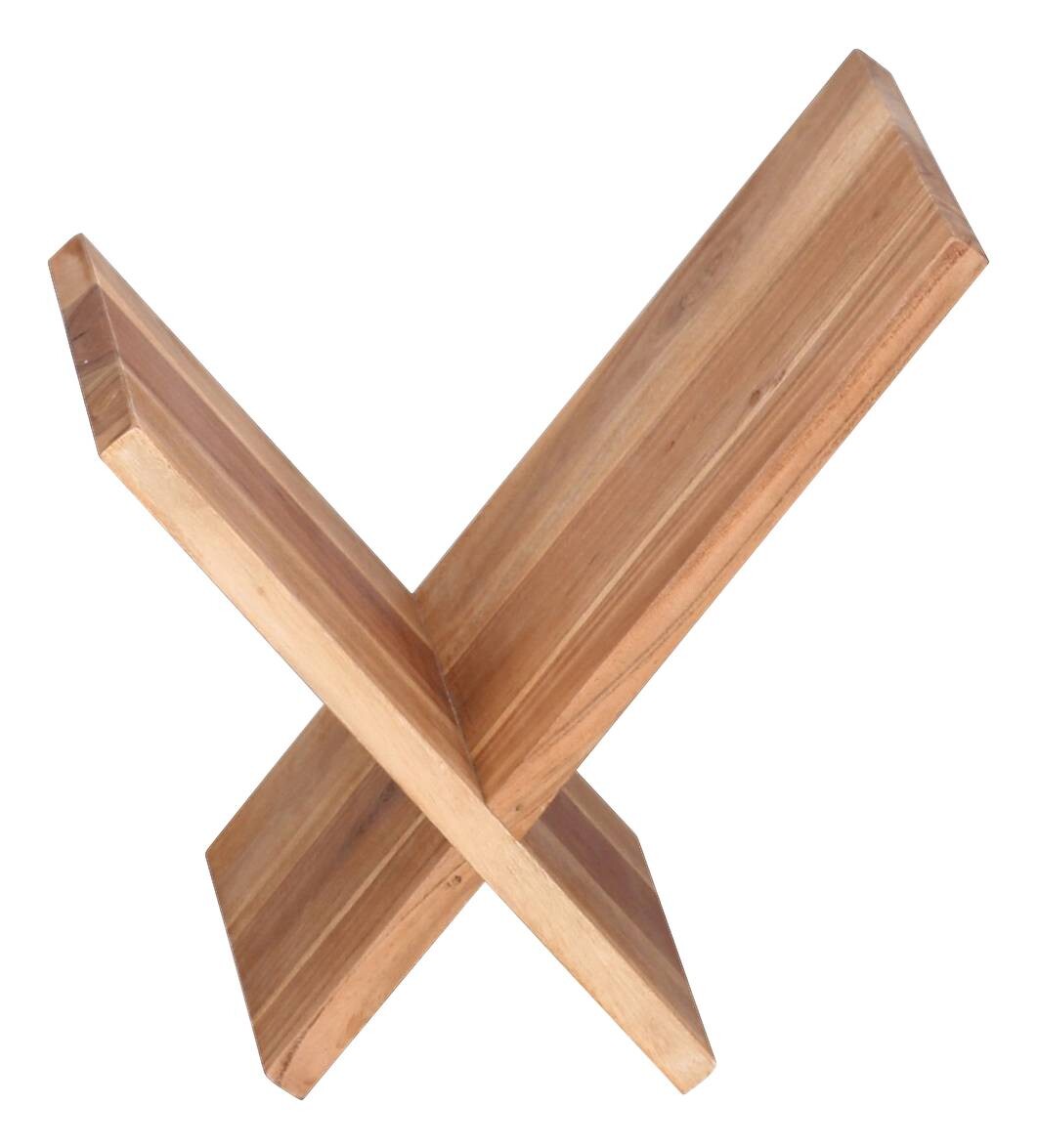 Zeitungsständer natur Akazie B/H/T: ca. 29x31x28 cm