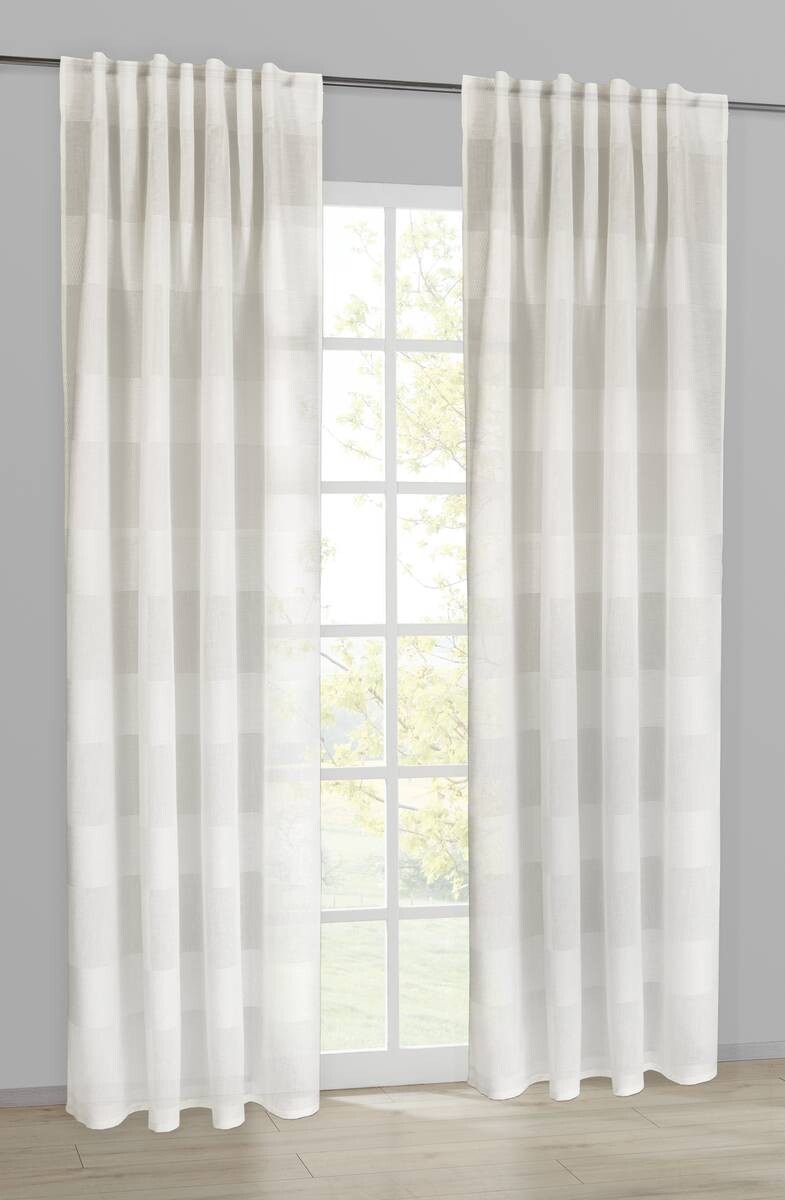 POCOline Kombivorhang Andrea weiß B/L: ca. 140x245 cm