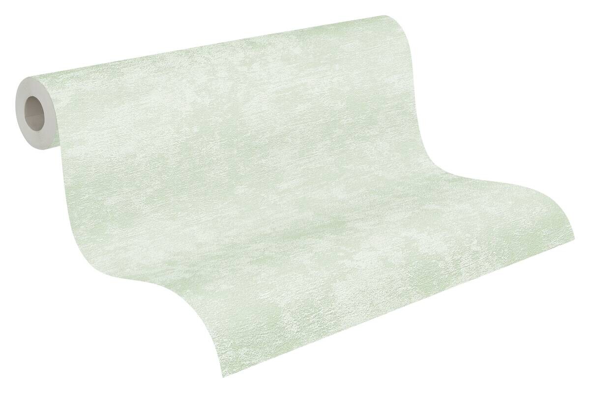 A.S.Creation Vliestapete Attractive Uni grün B/L: ca. 53x1005 cm