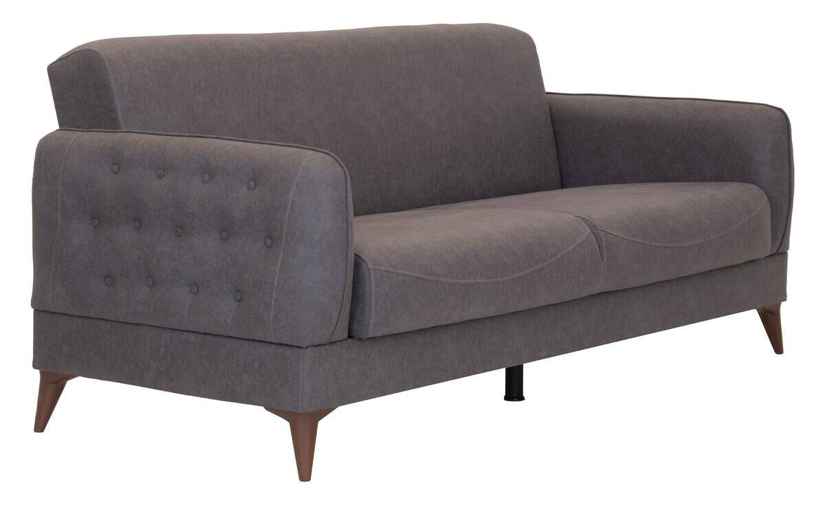 Sofa 3-2-1 Mislina blaugrau Microfaser