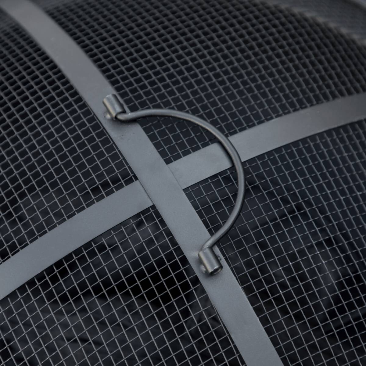 Outsunny Feuerstelle Metall B/H/L: ca. 61,5x39x61,5 cm