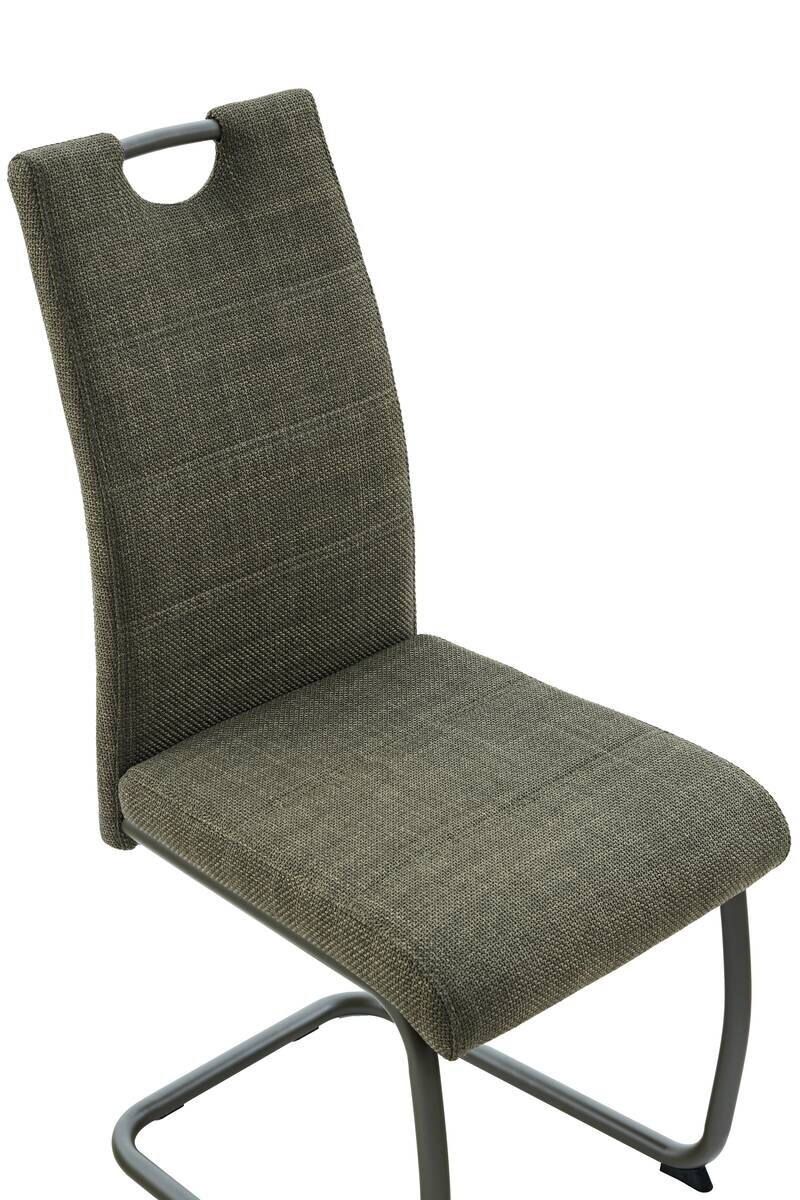 Schwingstuhl Florenz grün Webstoff B/H/T: ca. 43x99x60 cm