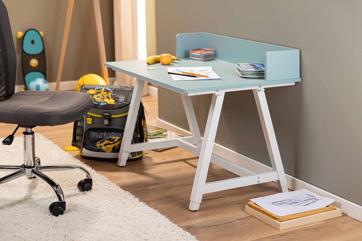 Schreibtisch Emmelie weiß B/H/L: ca. 60x54x80 cm