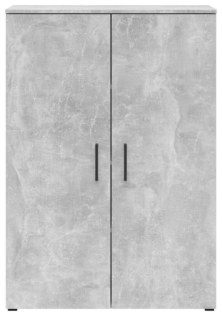 Kommode Multi-Stauraum Typ 31 Beton Optik B/H/T: ca. 80x115x40 cm