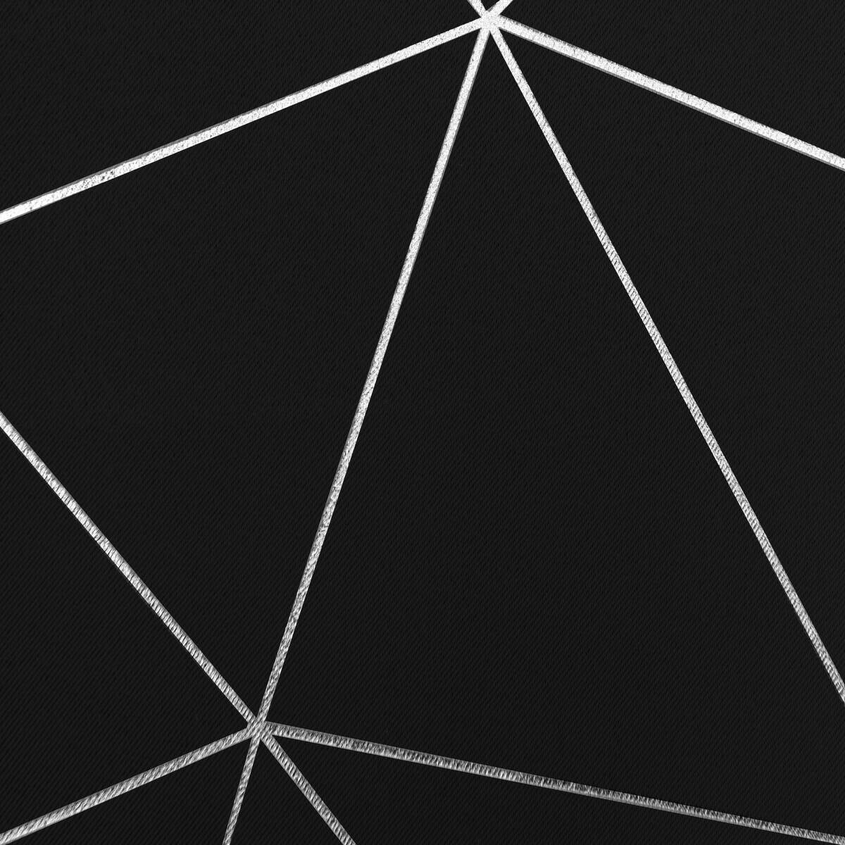 Verdunklungsvorhang Nizza schwarz B/L: ca. 135x235 cm