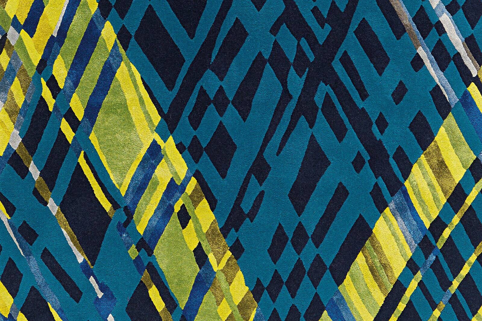 Arte Espina Kurzflorteppich Diamond 8050 blau B/L: ca. 120x180 cm