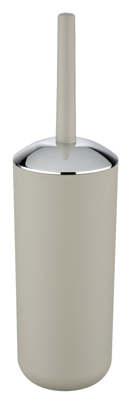 WENKO WC-Garnitur taupe silber Kunststoff