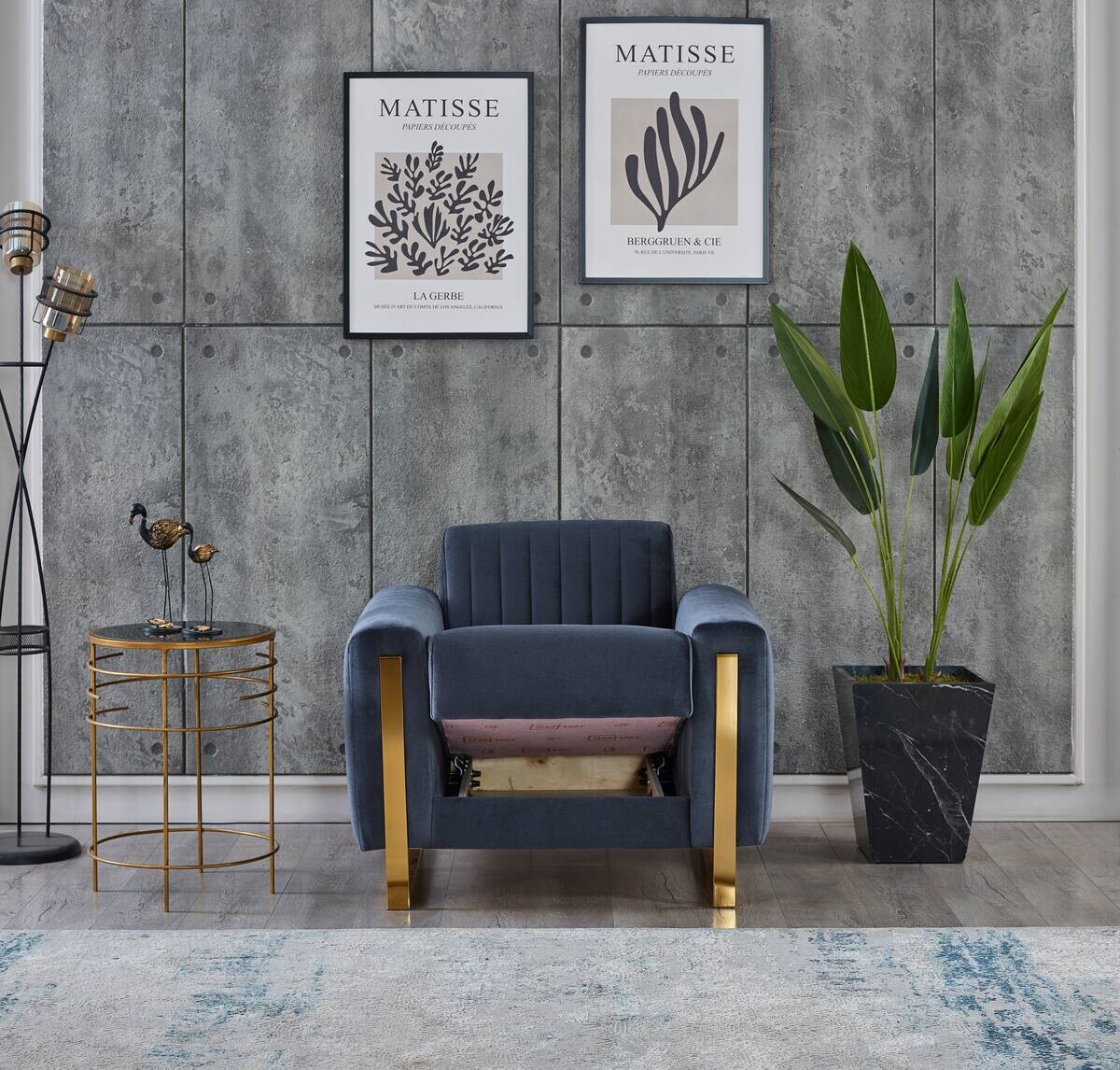 Sessel anthrazit Microfaser B/H/T: ca. 104x86x87 cm