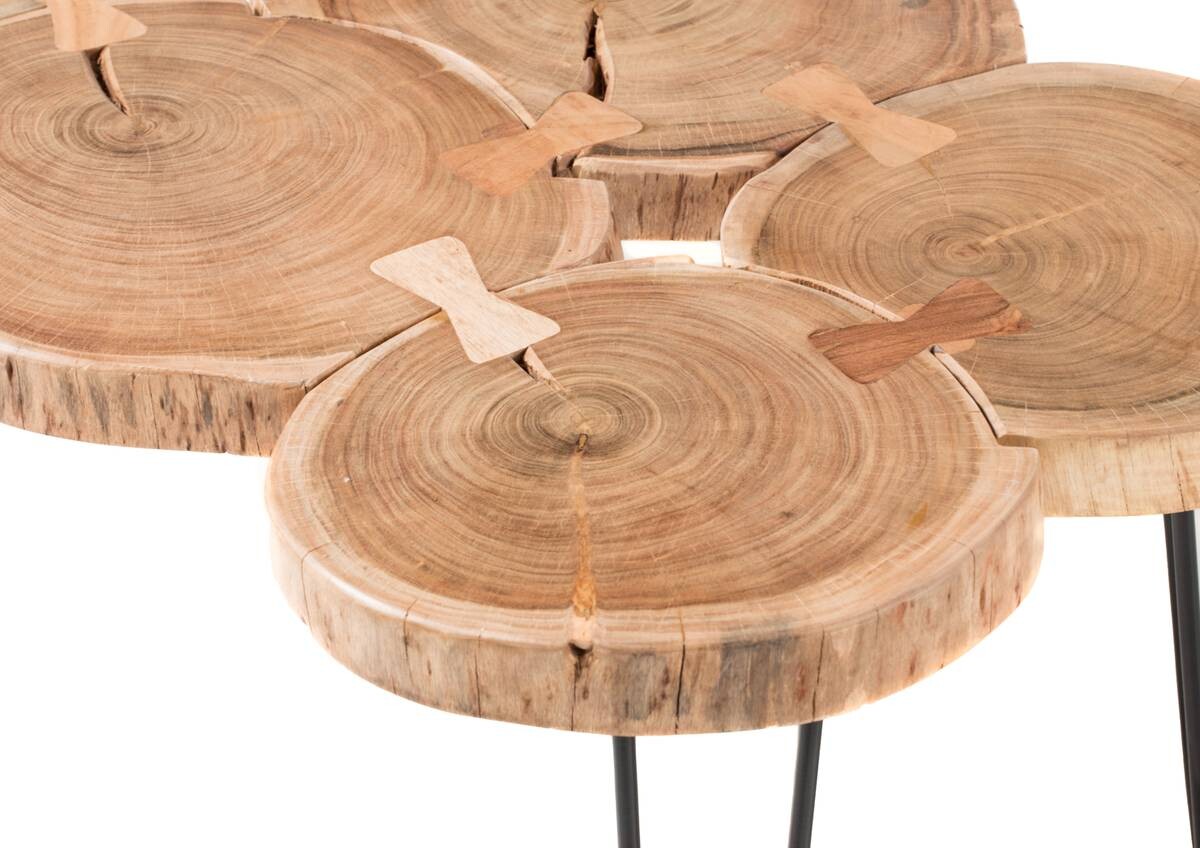 Couchtisch Cole natur Akazie B/H/T: ca. 100x45x65 cm