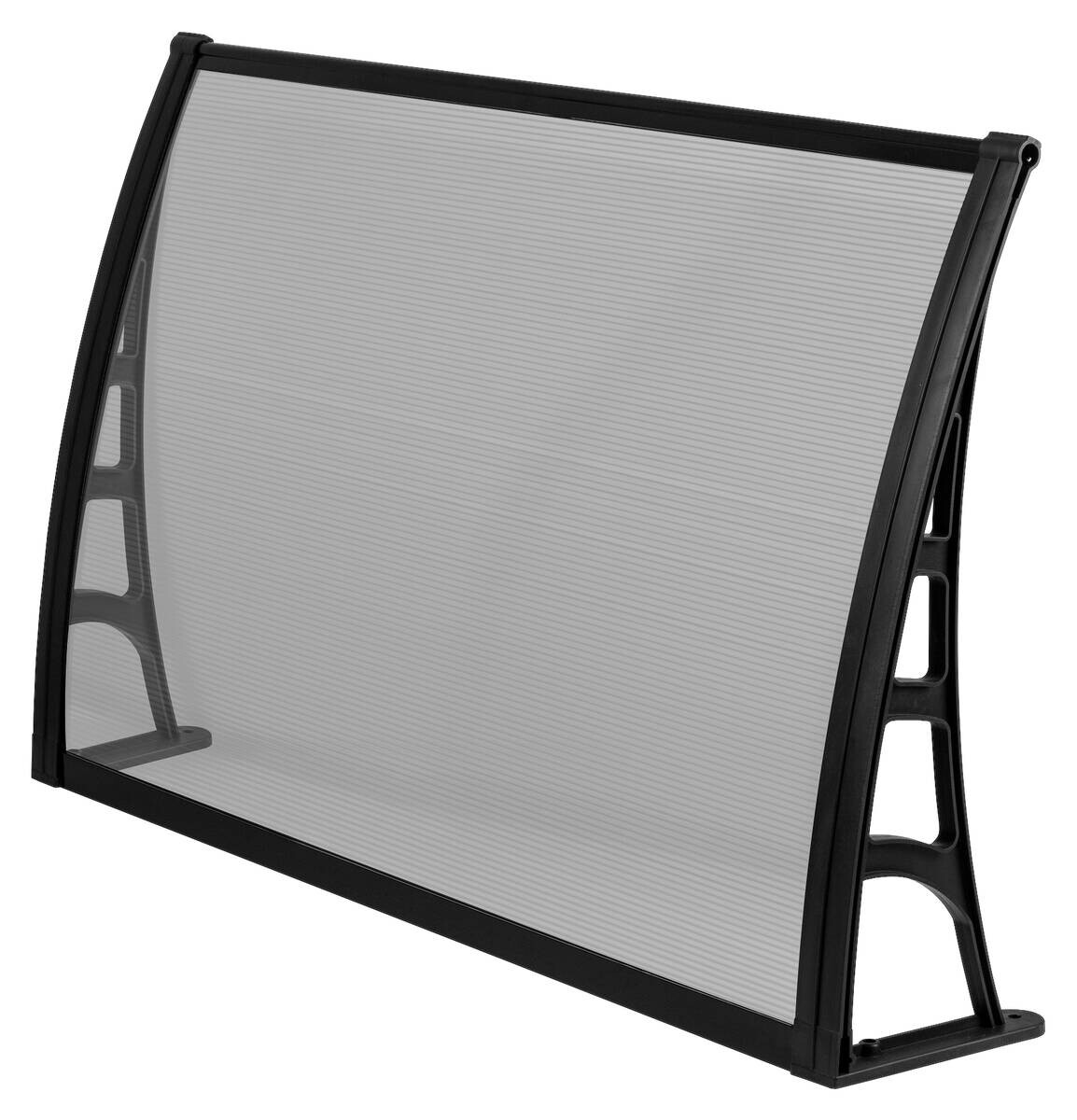 Brosplast Vordach transparent B/H/L: ca. 120x23x70 cm