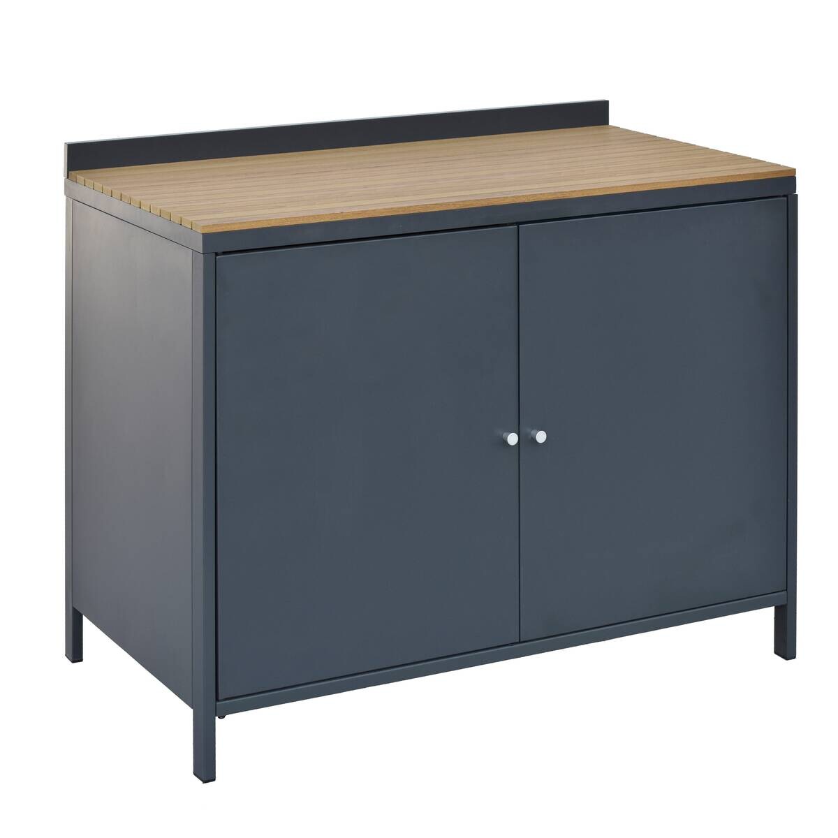 POCOline Outdoor-Küchenmodul anthrazit Aluminium B/H/L: ca. 110x89x61,5 cm