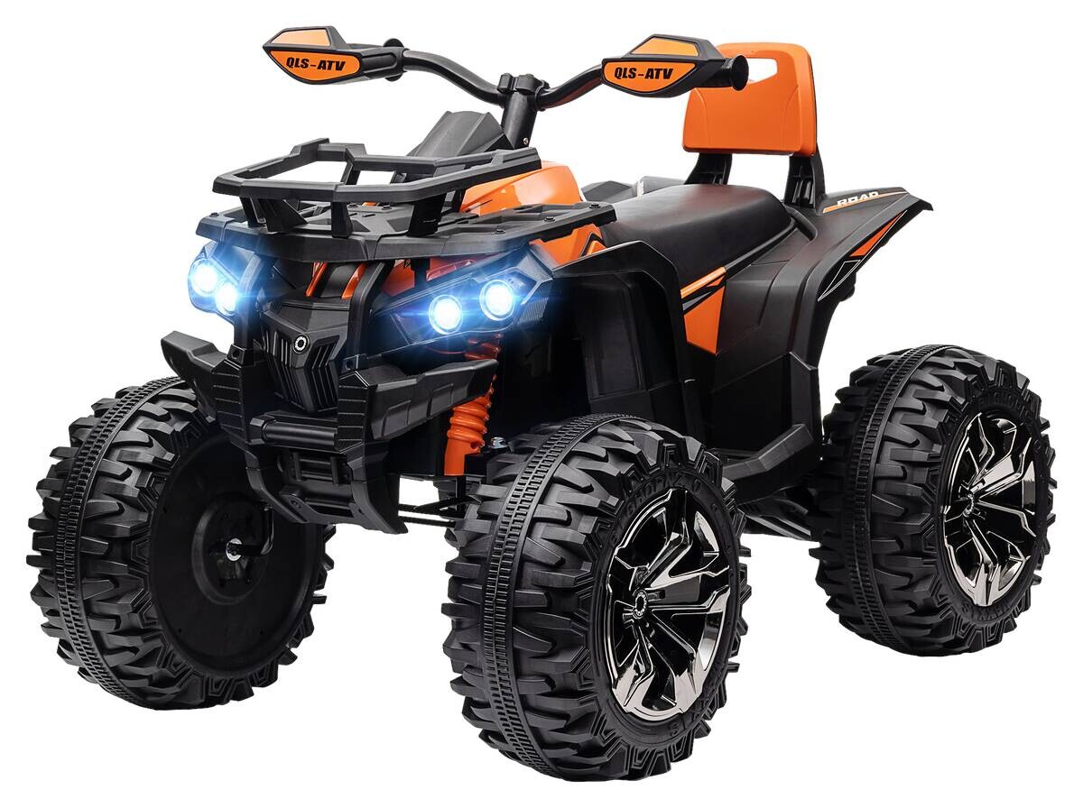 HOMCOM Kinder Elektrofahrzeug orange B/H/L: ca. 65x73x100 cm