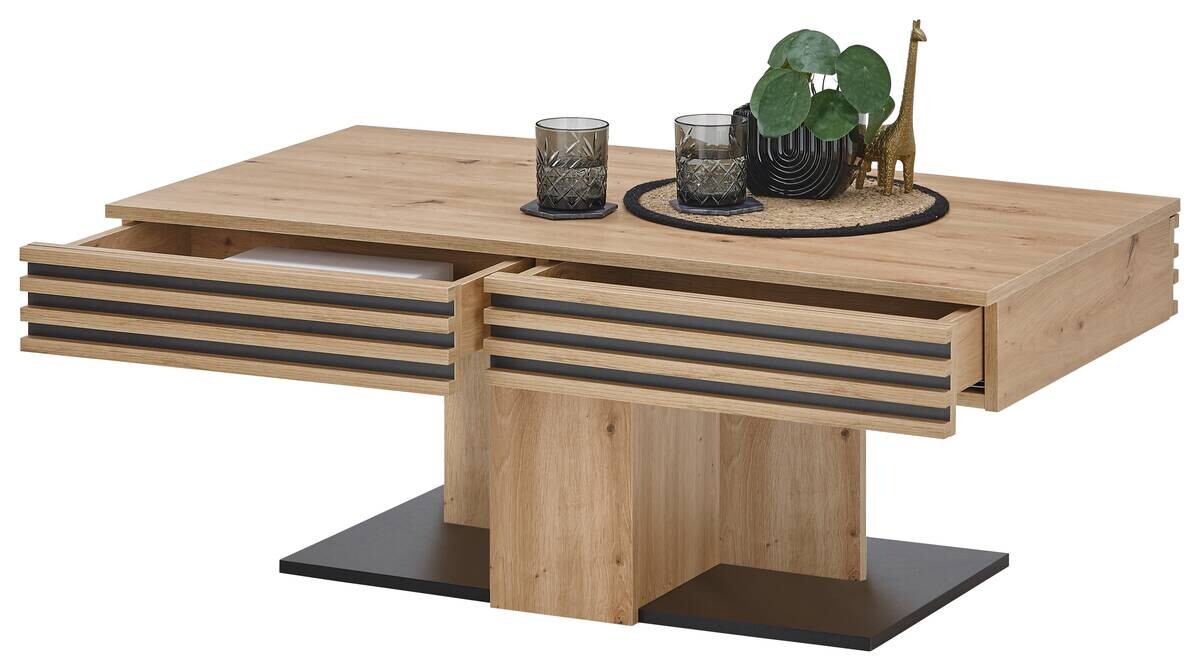 Couchtisch Luara Eiche Artisan Holz B/H/T: ca. 110x44x60 cm