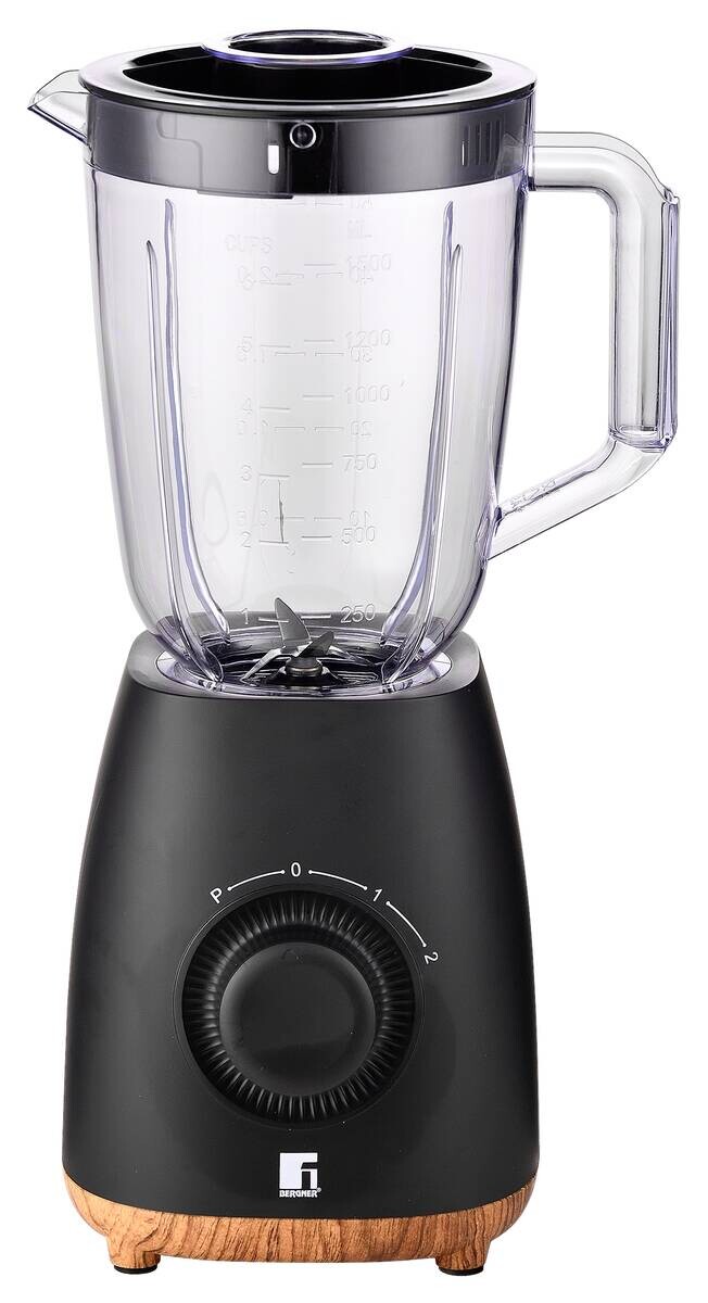 BERGNER Blender schwarz Polypropylen B/H/L: ca. 17x41x19 cm