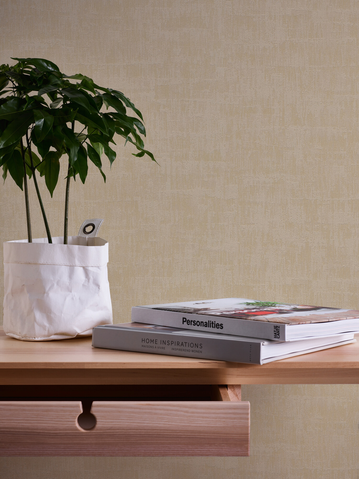 A.S.Creation Vliestapete taupe beige B/H/D: ca. 53x1005x8,8 cm