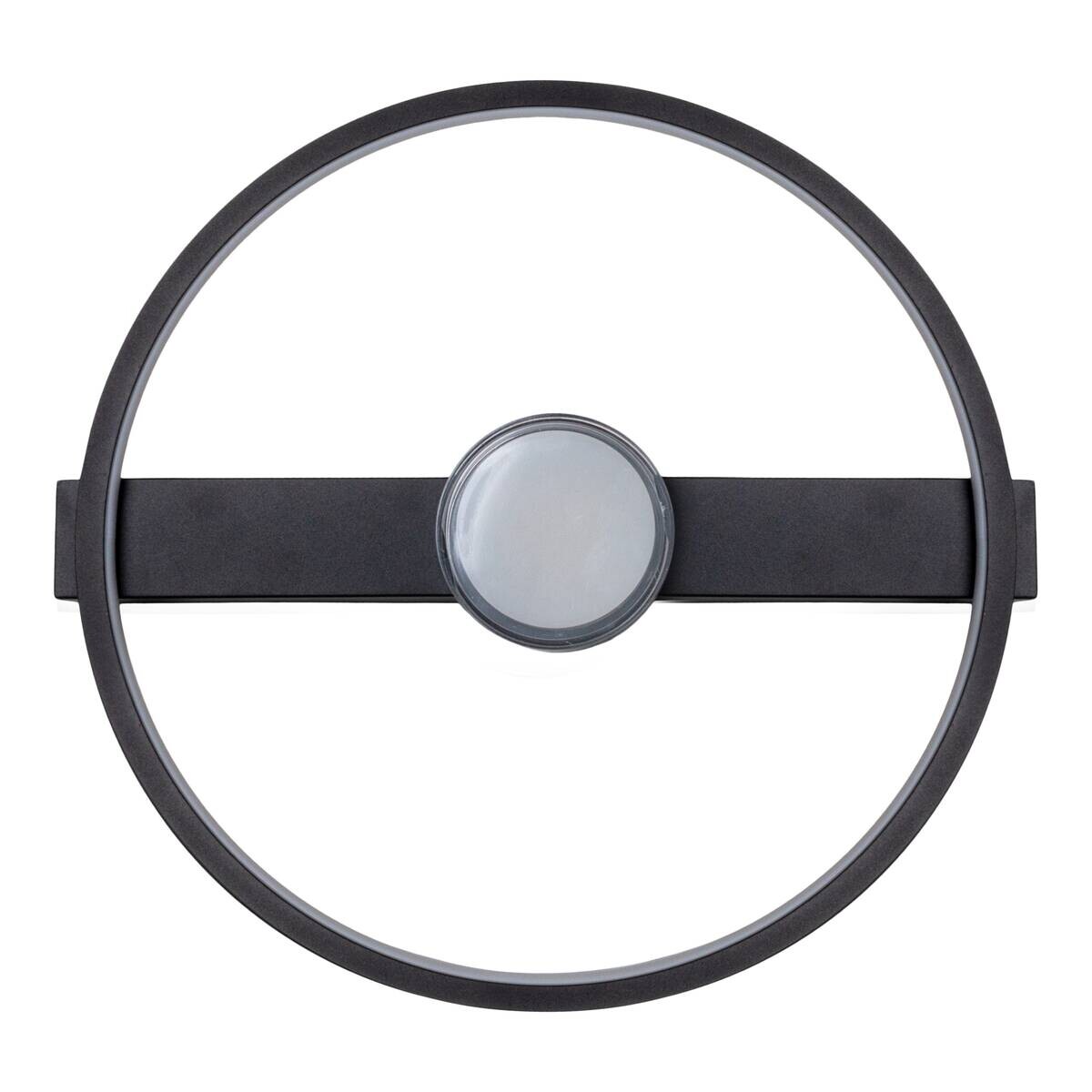 Näve Leuchten Deckenleuchte 1403622 schwarz Kunststoff Metall B/H/T: ca. 38,5x8x40 cm null 2 Brennstellen