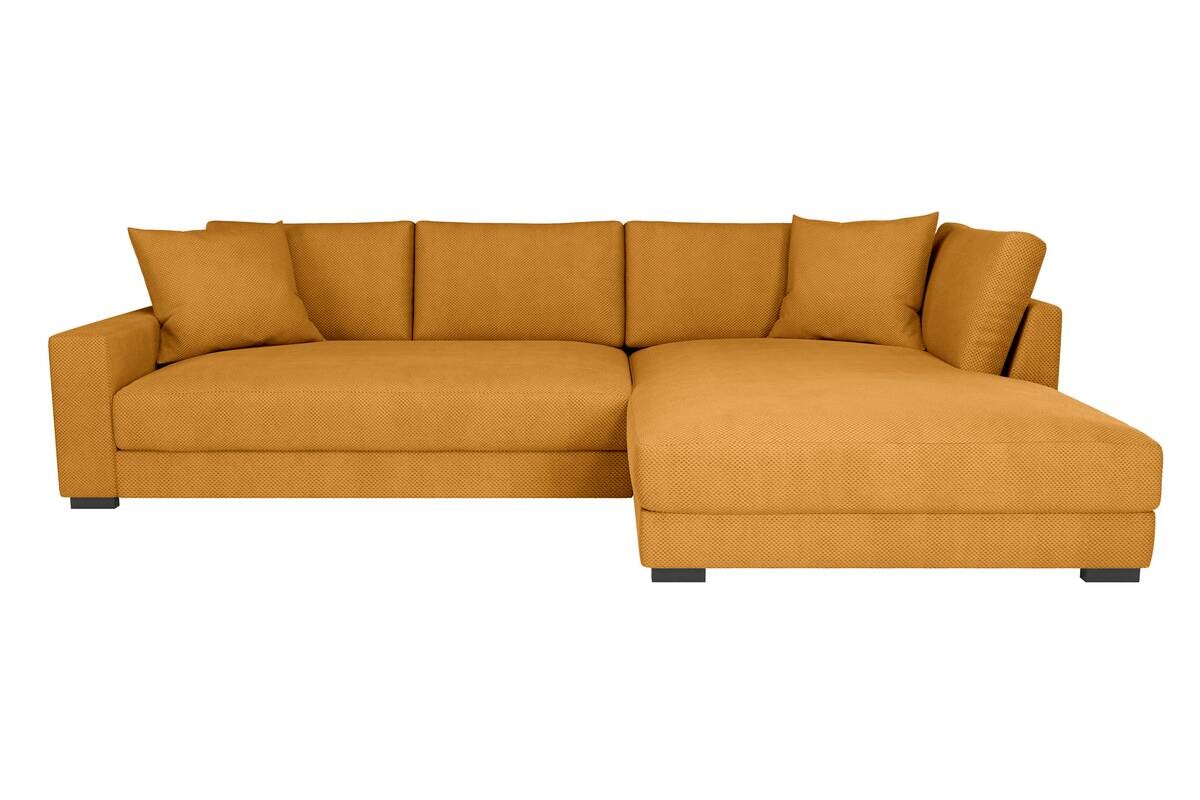 Ecksofa curry Microfaser B/H/T: ca. 300x83x190 cm Ecksofa curry Microfaser B/H/T: ca. 300x83x190 cm
