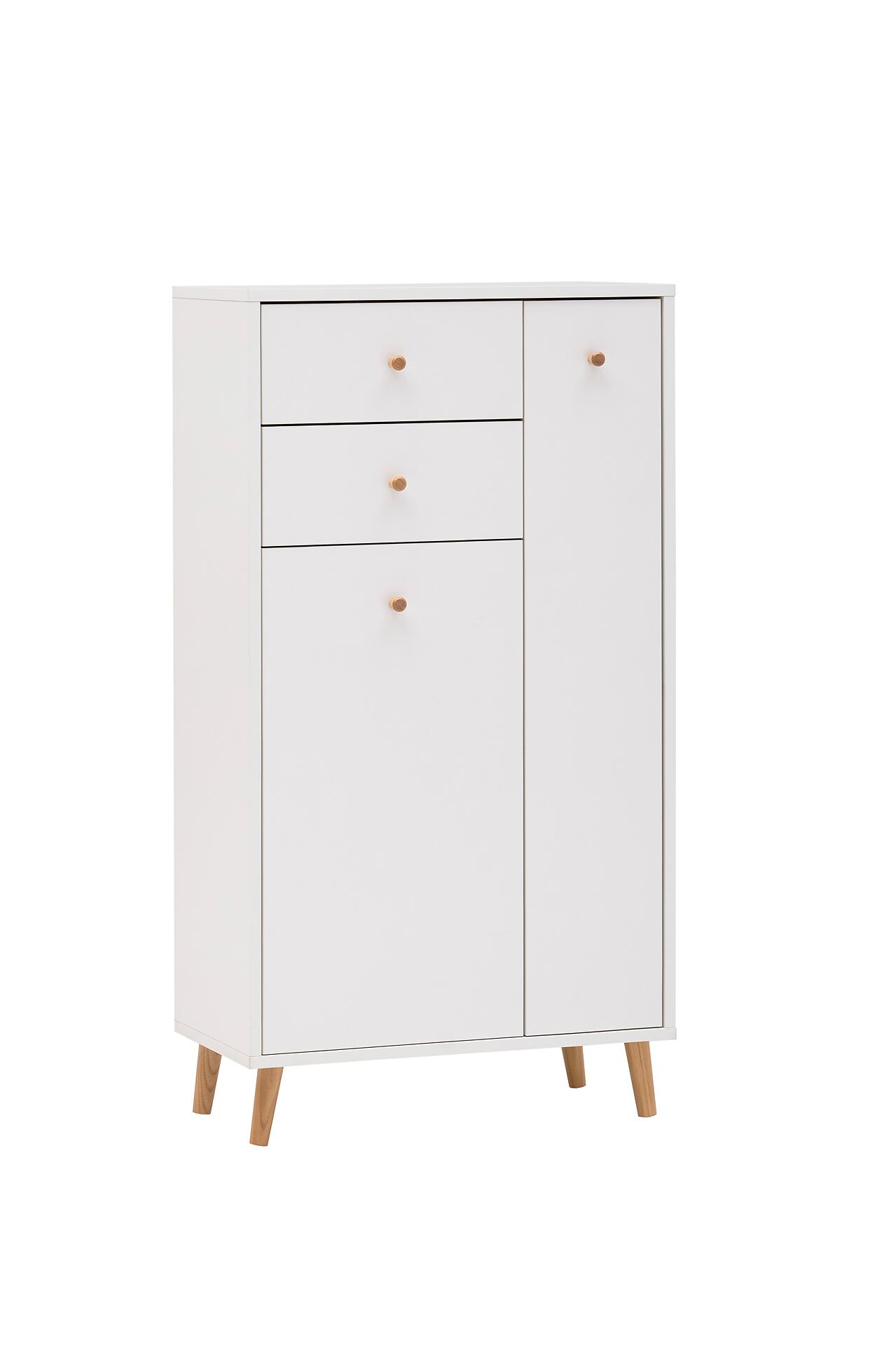 Highboard Bjarne weiß B/H/T: ca. 60,2x103,4x33,05 cm Highboard Bjarne weiß B/H/T: ca. 60,2x103,4x33,05 cm
