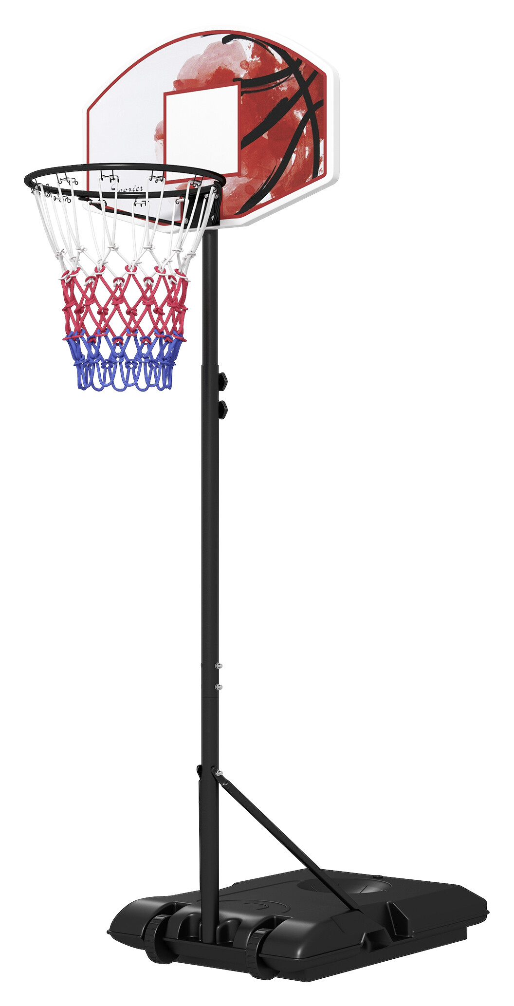 SPORTNOW Basketballkorb schwarz B/H/L: ca. 2,1x45,5x72 cm
