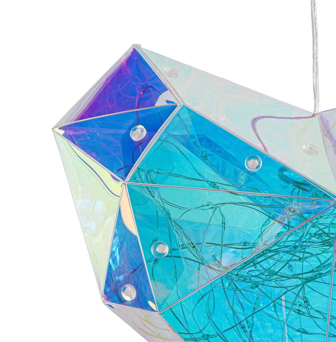 Nolo Dekoleuchte Herz transparent B/H/L: ca. 20x6,5x23 cm