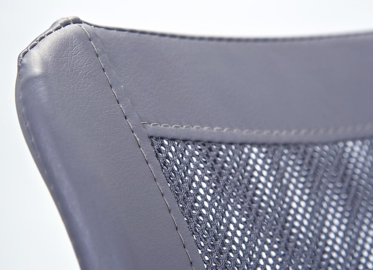 Drehstuhl Bonnie grau Kunststoff Metall