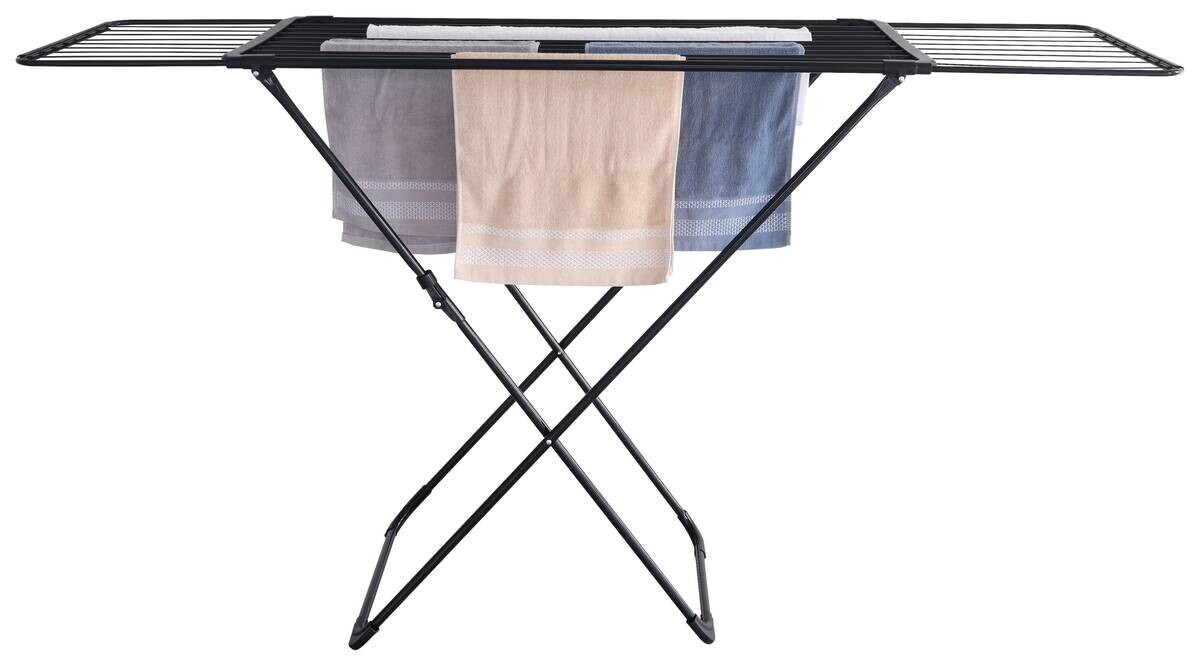 Flügelwäschetrockner silber