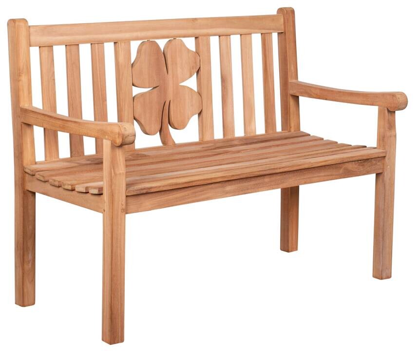 deVries Gartenbank Woodie natur Teakholz B/H/T: ca. 120x89x60 cm