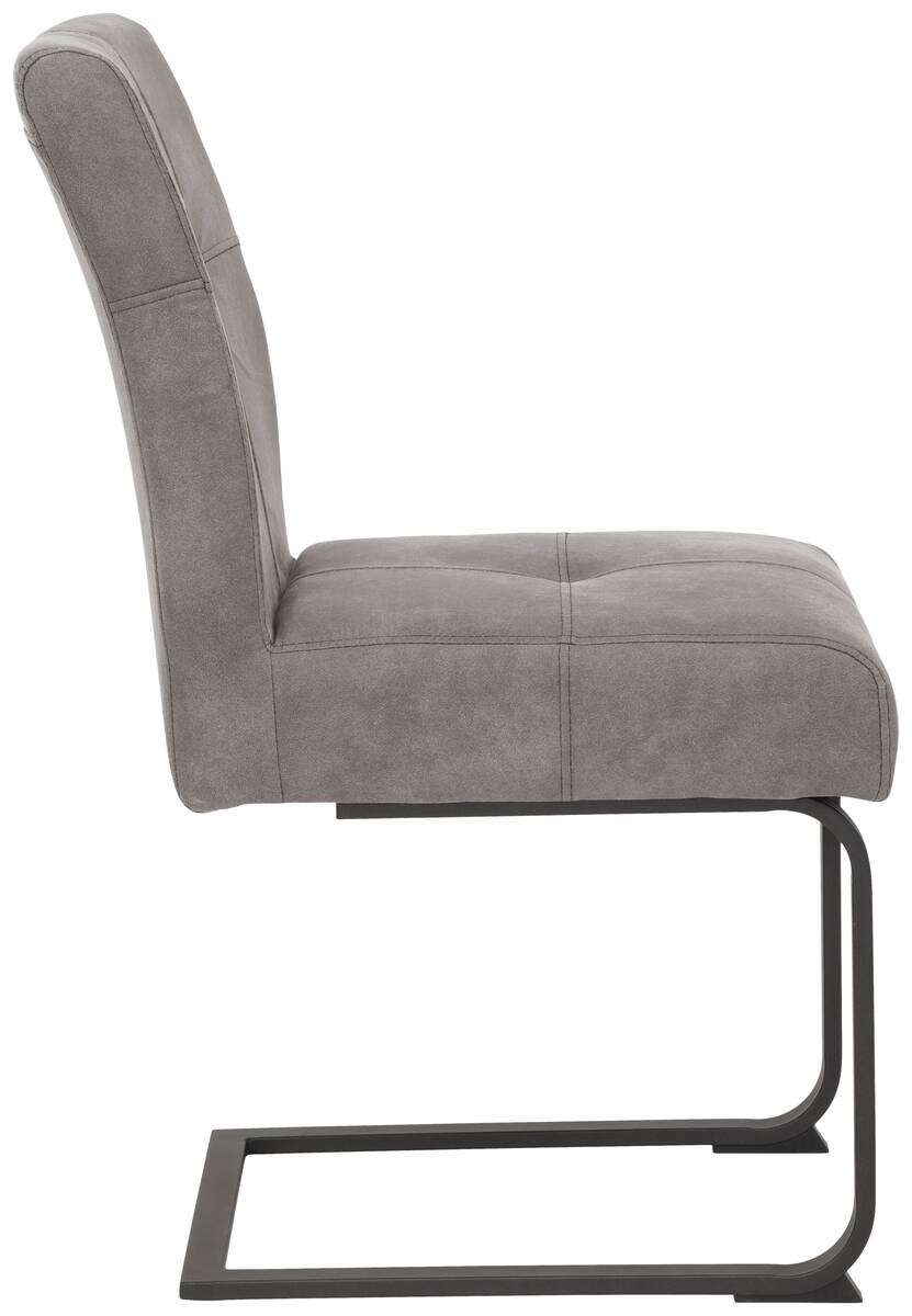 Essgruppe Luise grau Eiche Microfaser B/H/T: ca. 180x76x90 cm