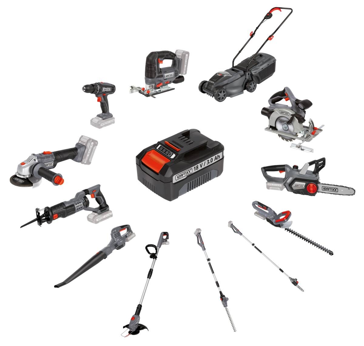 Kraftixx Ladegerät Kraftixx 3,0A Charger ca. 18 V