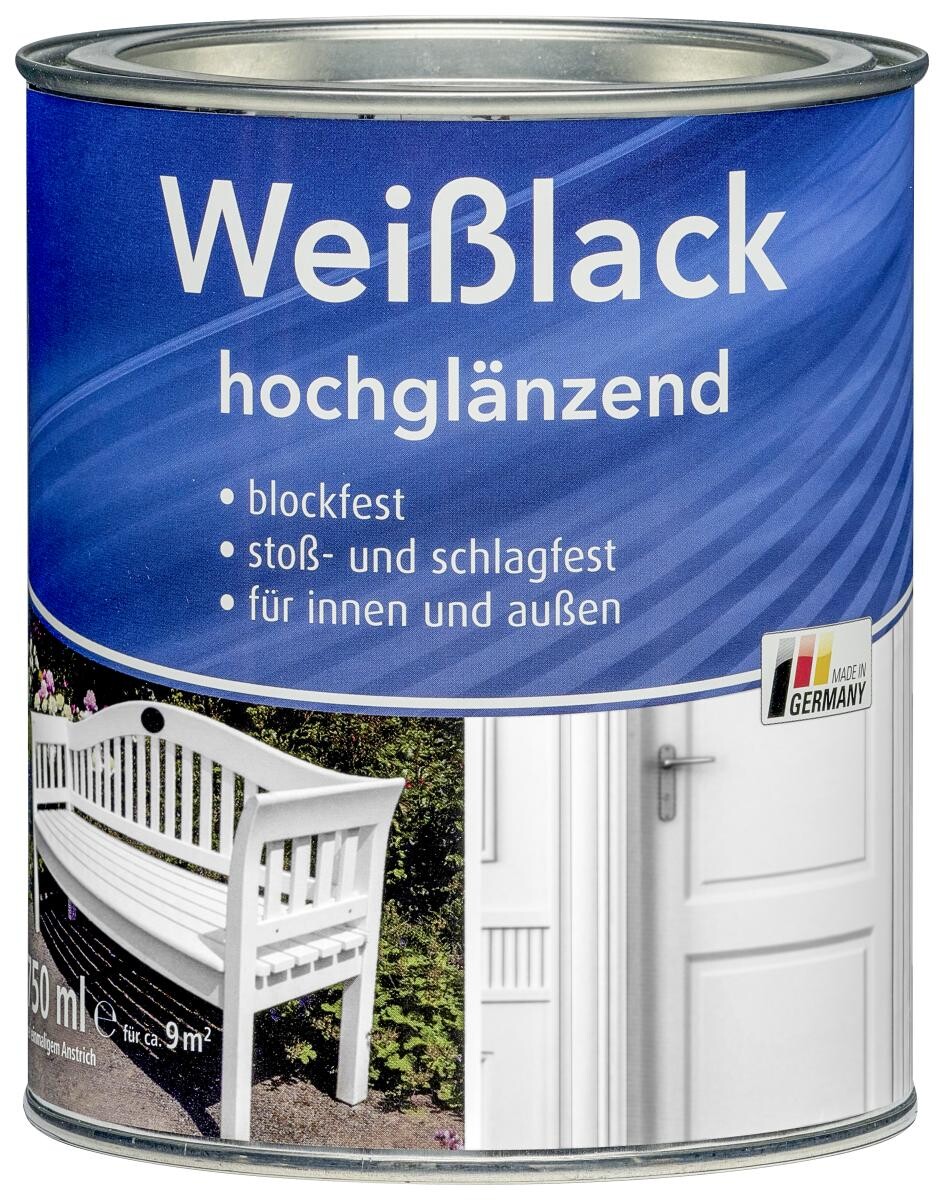 Weißlack weiß hochglänzend ca. 0,75 l