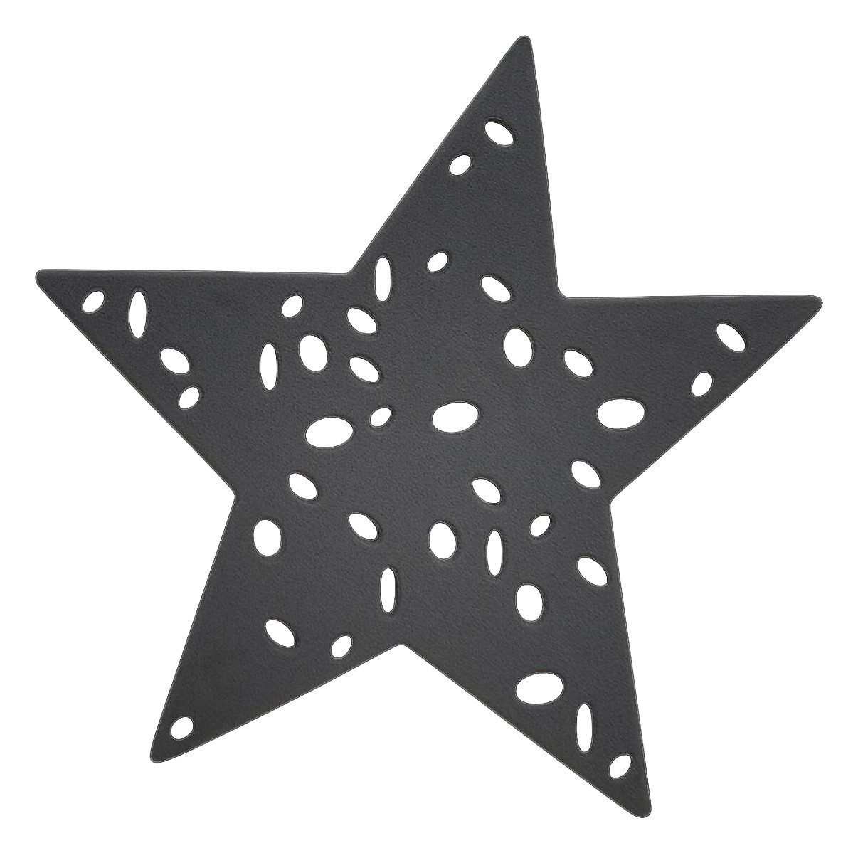 Acus Wanneneinlage Stern anthrazit Kunststoff