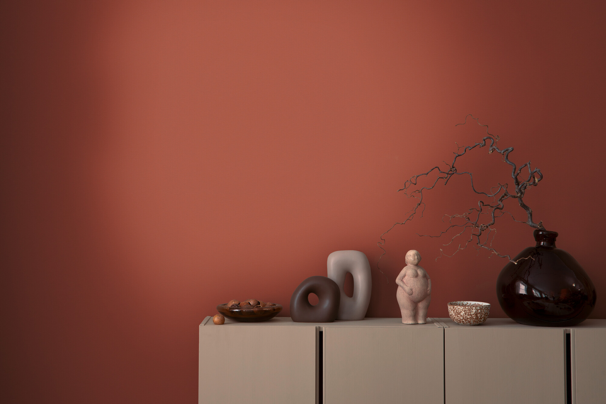 A.S.Creation Vliestapete rot B/H/D: ca. 53x1005x8 cm