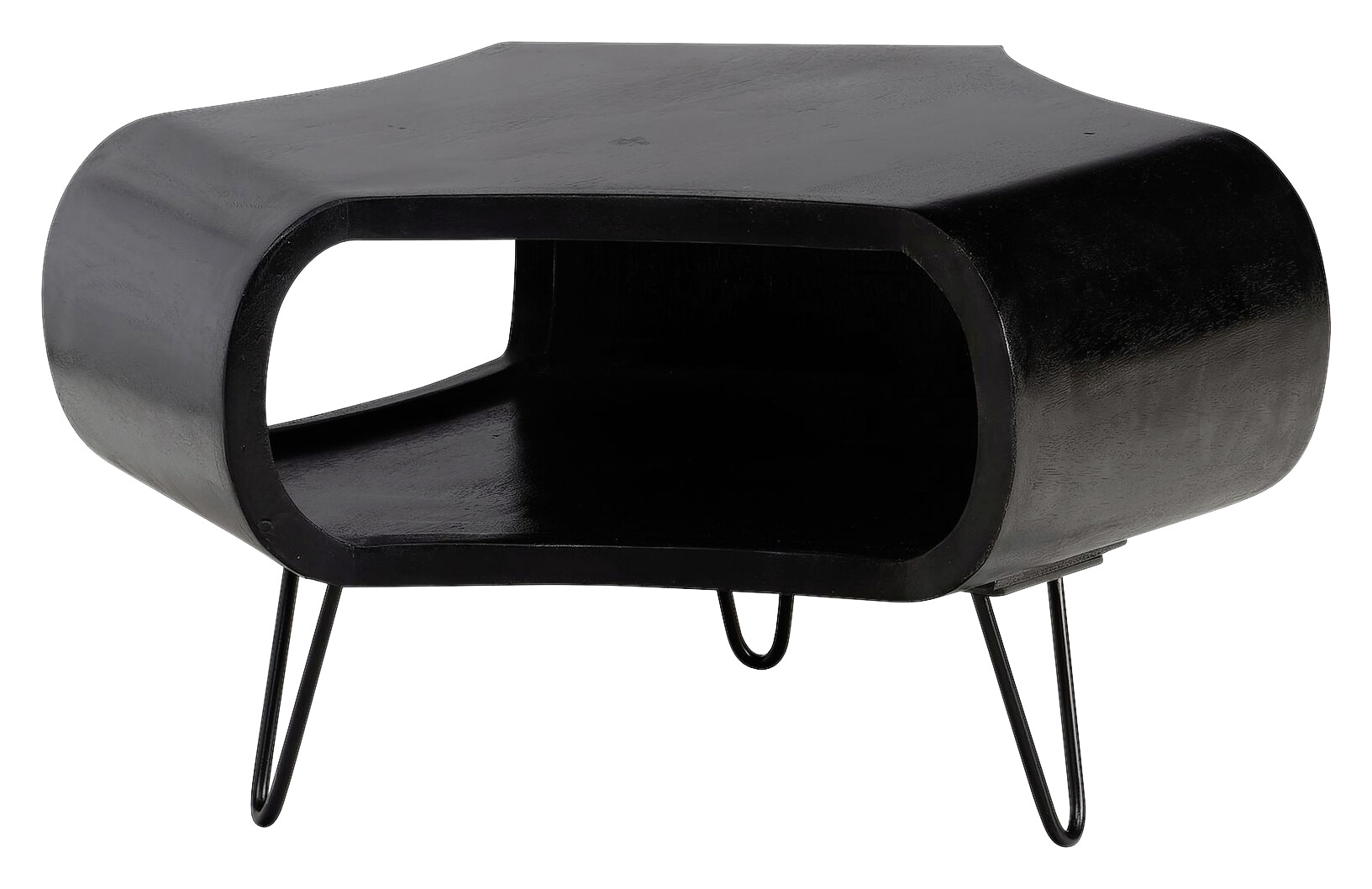 Wohnling Couchtisch schwarz Mango B/H/T: ca. 60x35x60 cm Wohnling Couchtisch schwarz Mango B/H/T: ca. 60x35x60 cm