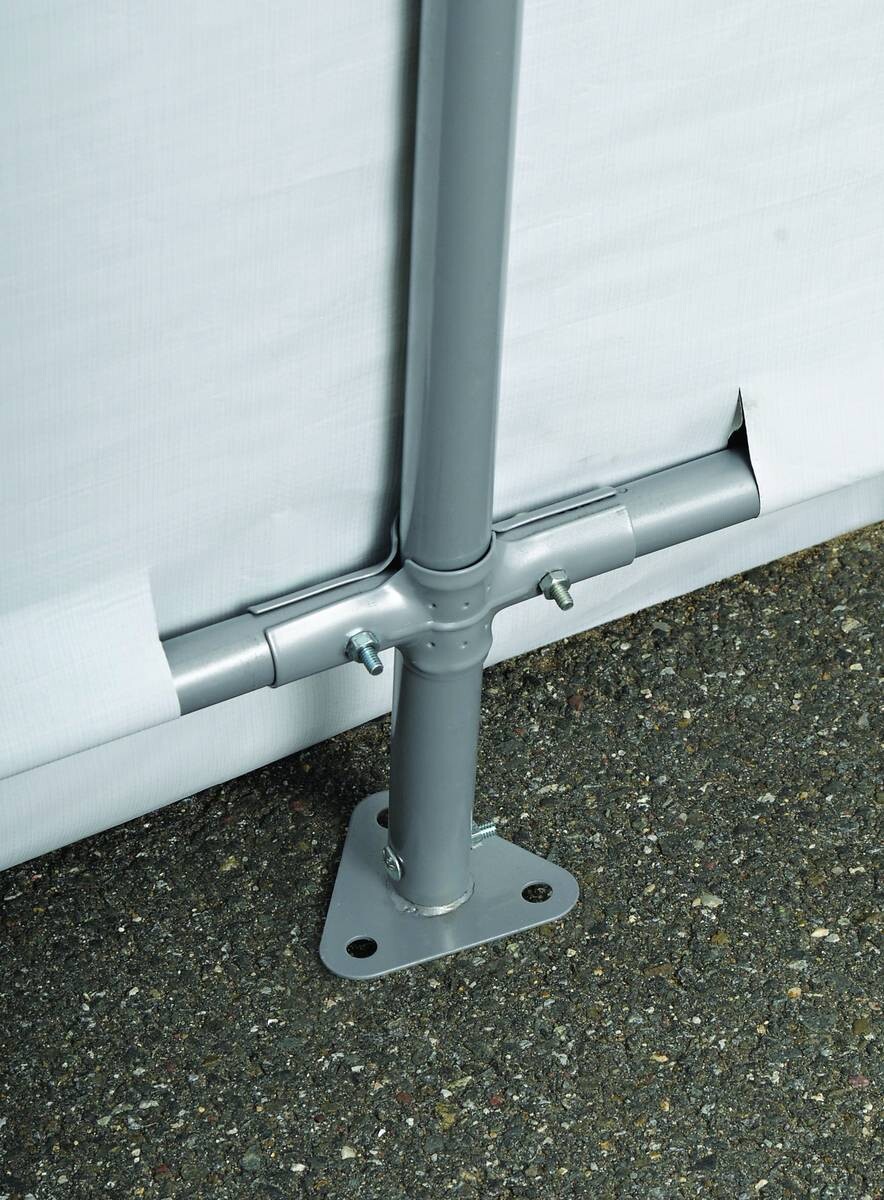 ShelterLogic Foliengerätehaus 5,76m² B/H/T: ca. 240x240x240 cm