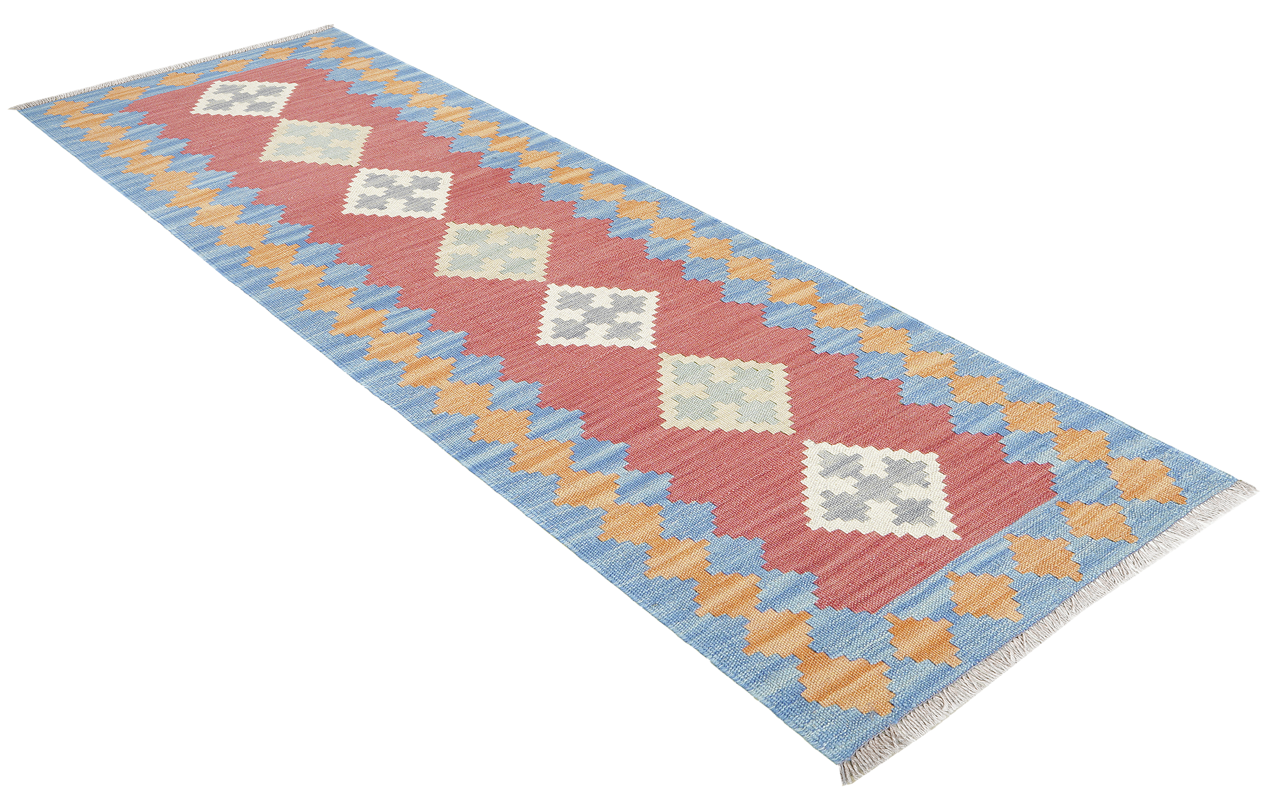 PersaTepp Teppich Kelim Gashgai rot B/H/L: ca. 60x1x189 cm