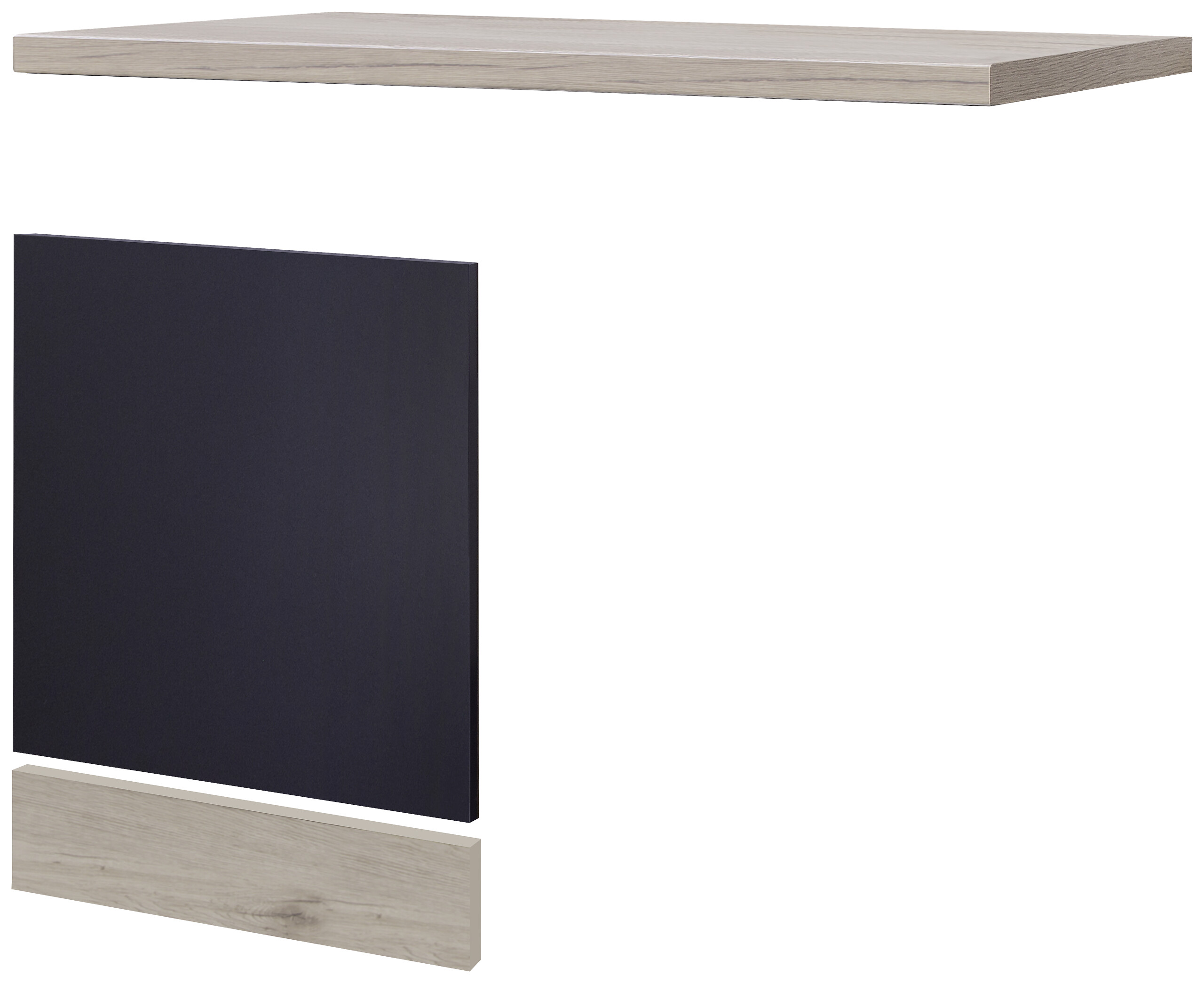 Geschirrspüler- Frontset Elva anthrazit B/H/T: ca. 110x86x60 cm