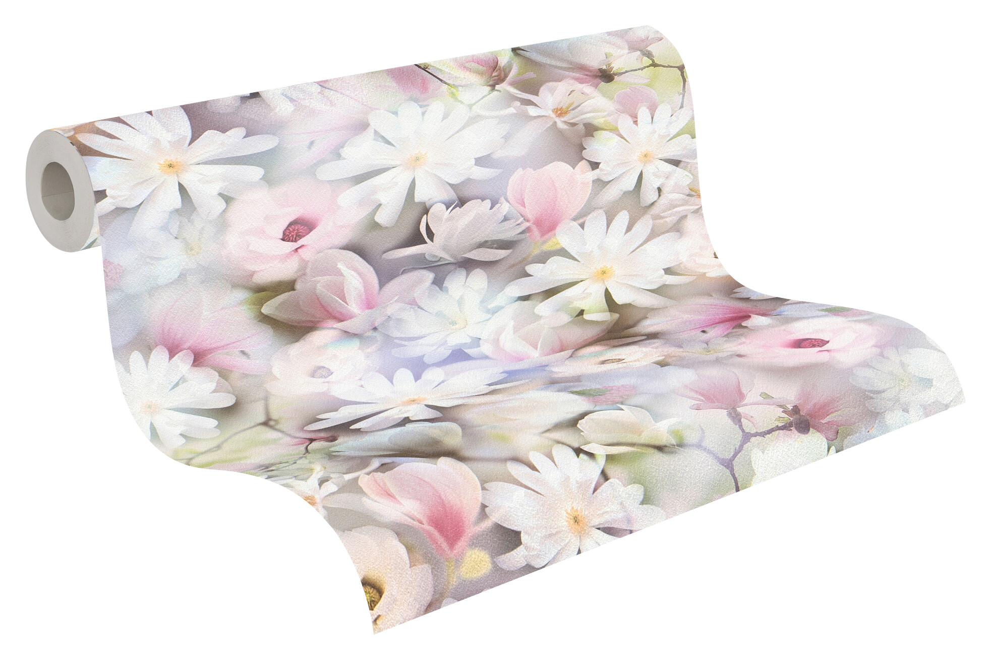 A.S.Creation Papiertapete rosa weiß lila B/H/D: ca. 53x1005x7,1 cm