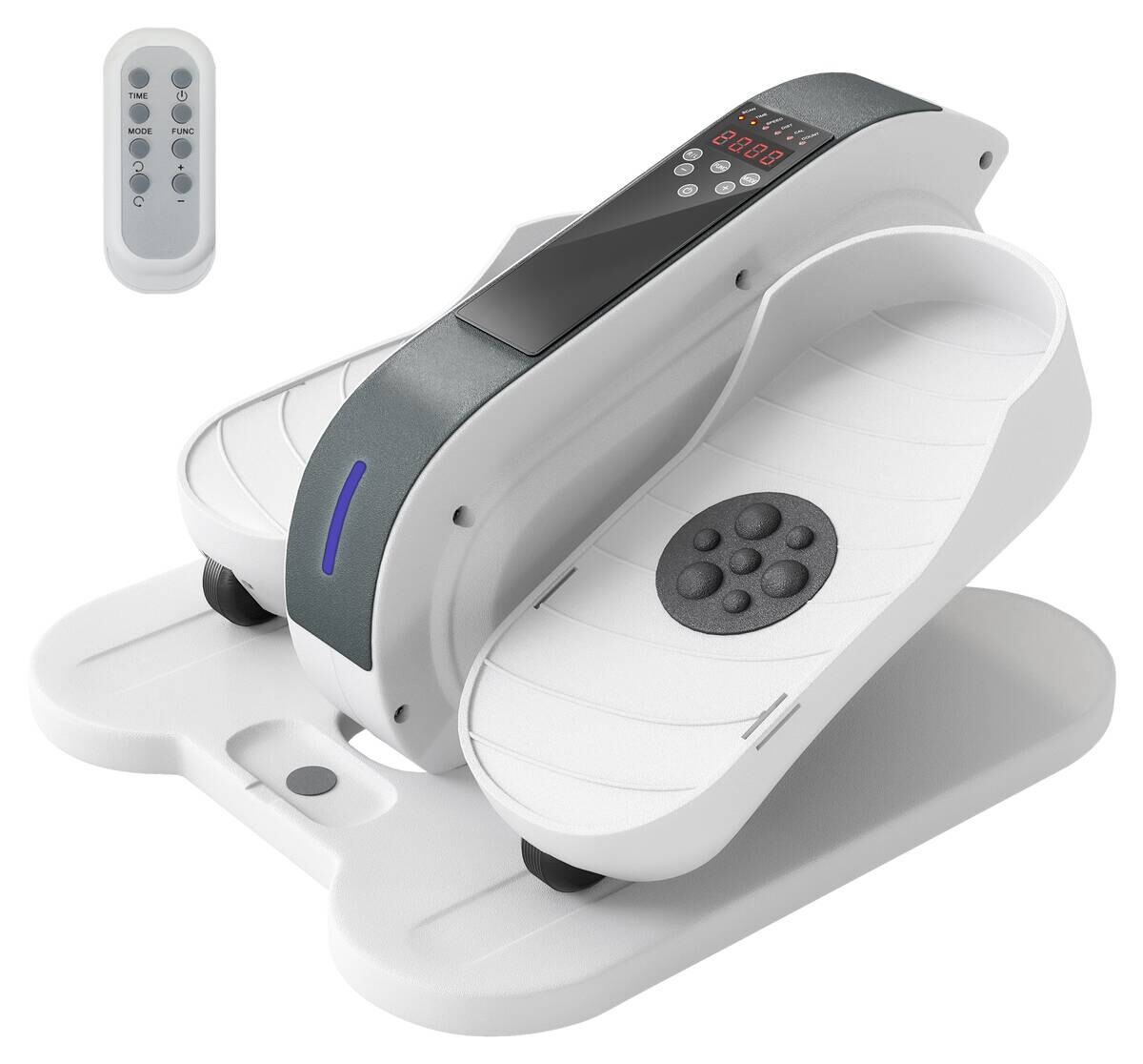 SPORTNOW Mini-Ellipsentrainer weiß Kunststoff B/H/L: ca. 42x27x45 cm