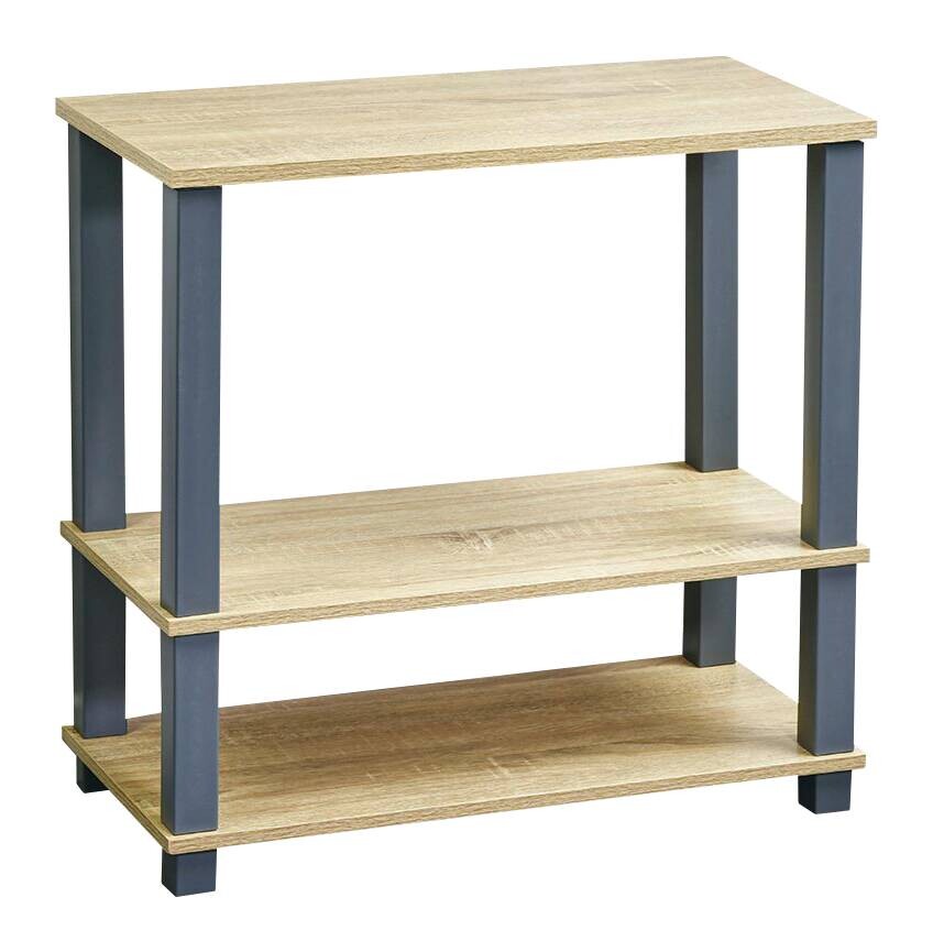 Kesper Regal grau Spanplatte B/H/L: ca. 29,5x58,5x60 cm Kesper Regal grau Spanplatte B/H/L: ca. 29,5x58,5x60 cm