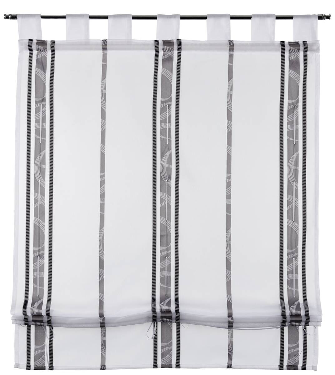 POCOline Bändchenrollo Klara grau B/L: ca. 60x140 cm