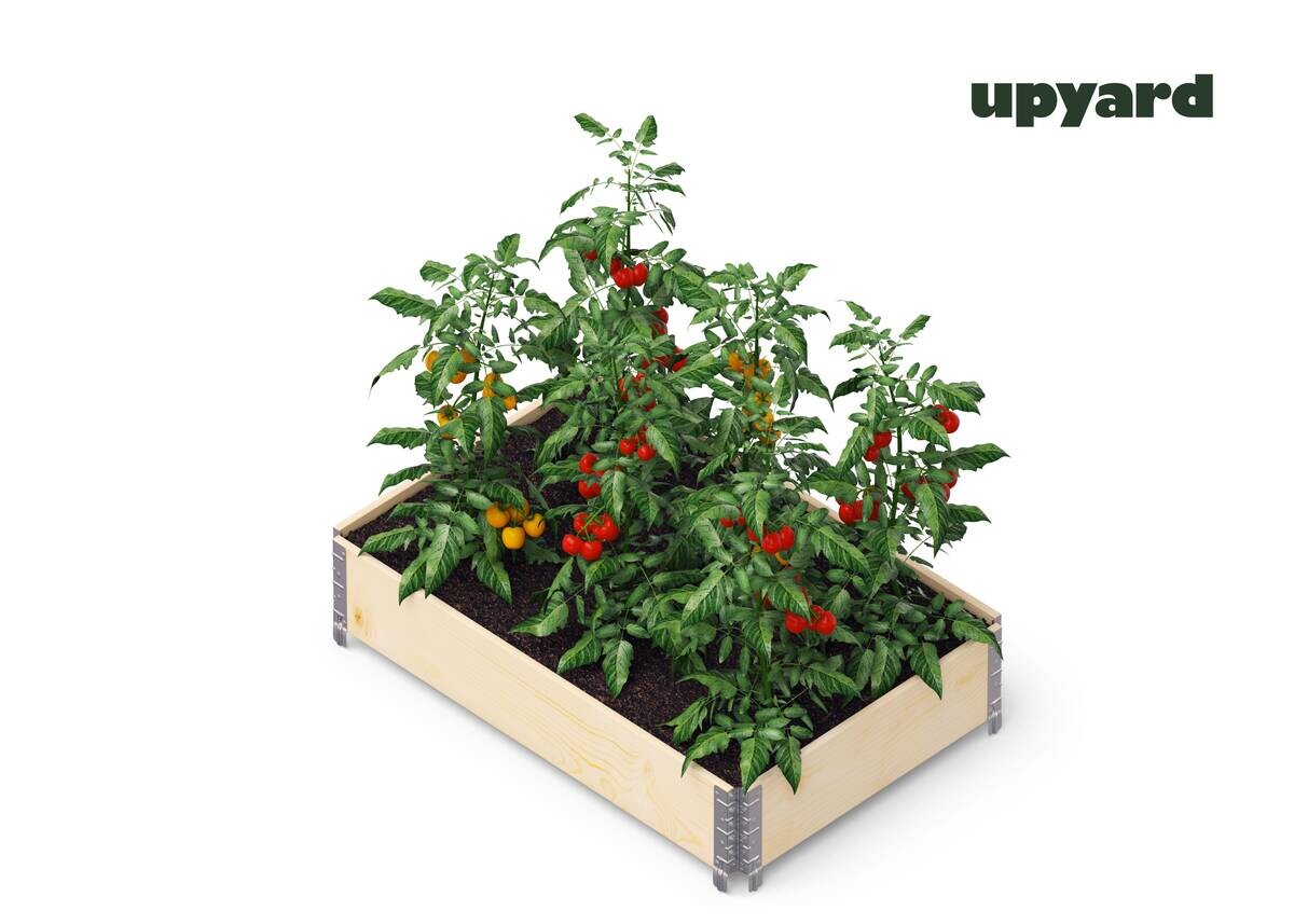 UPYARD Hochbeet INDUSTRIAL natur Holz B/L: ca. 80x120 cm