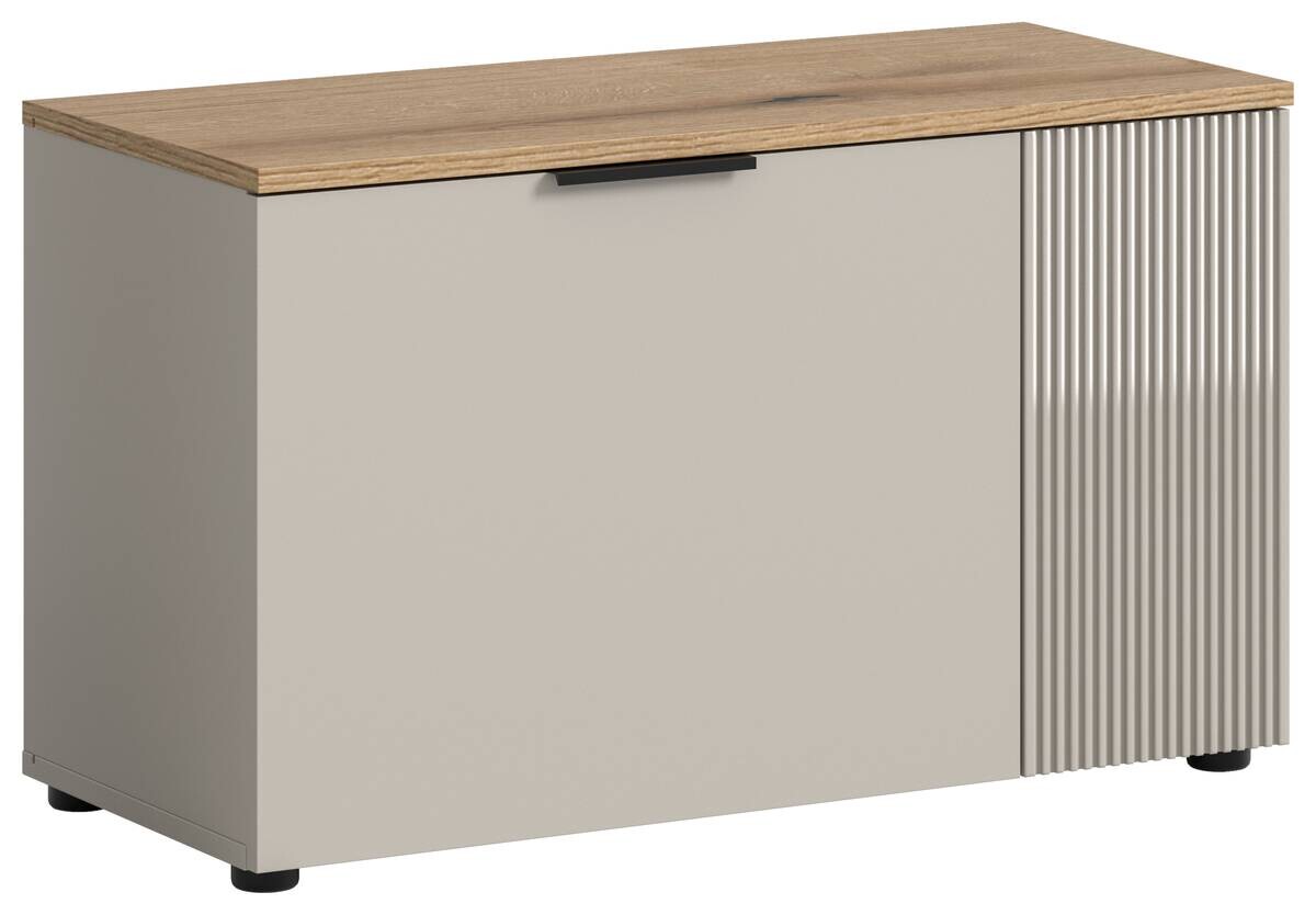 Sitzbank Slide Kaschmirgrau Nachbildung Evoke Oak Nachbildung B/H/T: ca. 80x48x36 cm