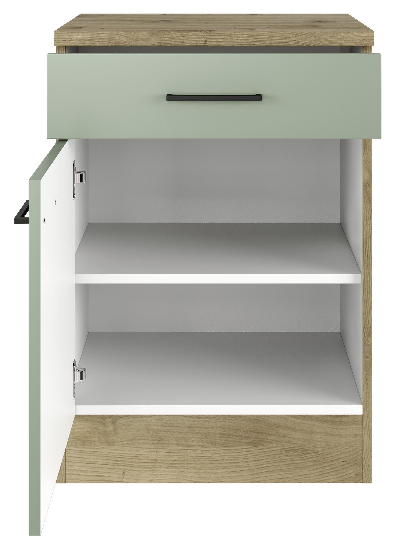 Flex-Well Unterschrank Cara grün B/H/T: ca. 60x85x60 cm