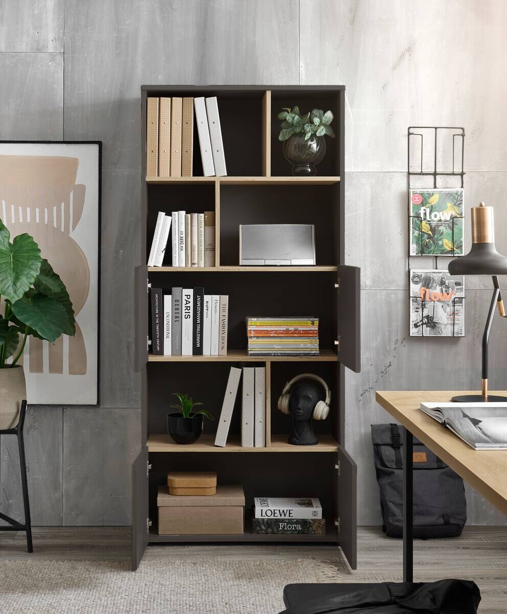 Regal Savanna anthrazit B/H/T: ca. 80x180x35 cm